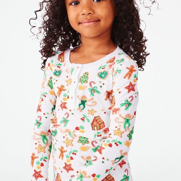 Roller Rabbit Kids Gingerbread Party Pajamas Size 8MULTI / 8 - Picture 2 of 3